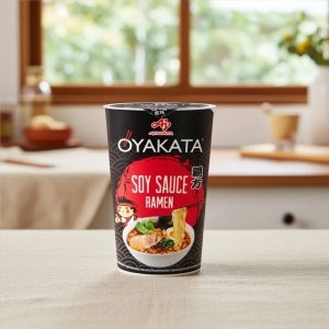 Oyakata Taitei Instant cu Sos de Soia Cup 63g