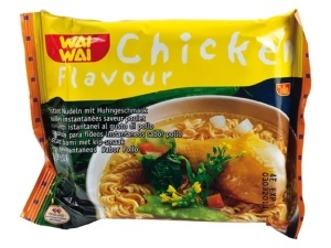 Wai Wai Taitei Instant cu aroma de Pui 60g - Img 2