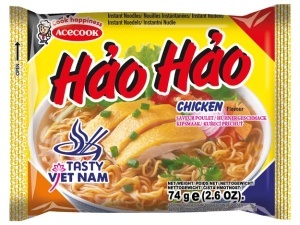 Hao Hao Supa Instant cu aroma de Pui 74g - Img 2