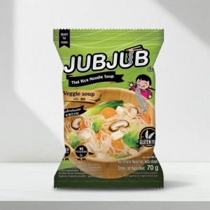 JUBJUB Supa instant cu Taitei din Orez cu aroma de Legume 70g