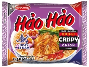 Hao Hao Supa Instant cu Chili si Ceapa Crocanta - Img 2