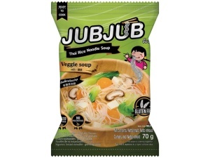 JUBJUB Supa instant cu Taitei din Orez cu aroma de Legume 70g - Img 2