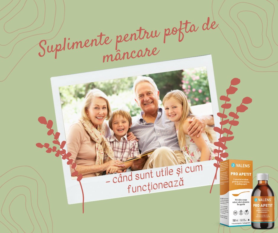 Suplimente pentru pofta de mâncare – când sunt utile și cum funcționează