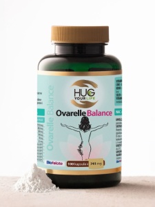 Ovarelle Balance, PCOS, cu inozitol, 100 capsule, Hug your life