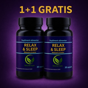 Relax & Sleep - pentru somn odihnitor, 30 capsule - Bunăstare din Natură