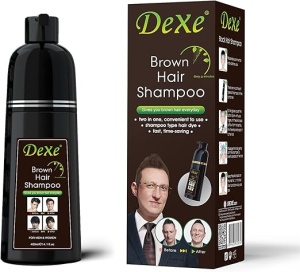 Șampon natural nuanțator pentru vopsirea părului în ȘATEN pentru femei și bărbați, 400 ml, Dexe - Img 2