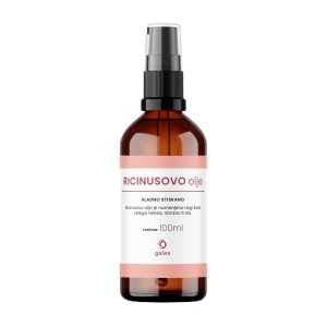 Ulei de ricin, 100 ml, 100% natural și presat la rece, Galex