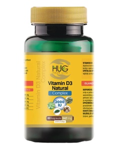 Vitamina D3 Naturală Complex - 60 capsule - Hug Your Life