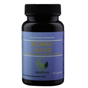 1 + 1 Belinal Gluco - pentru glicemie normală, 2 flacoane a 60 capsule - Bunăstare din Natură - Img 2