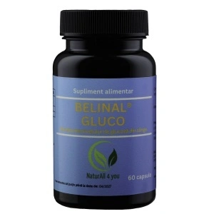 1 + 1 Belinal Gluco - pentru glicemie normală, 2 flacoane a 60 capsule - Bunăstare din Natură - Img 2