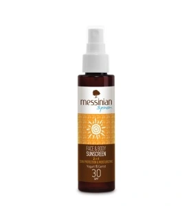 Face and Body Sunscreen 30 Spf Yogurt Carrot - 100 ml, Messinian Spa