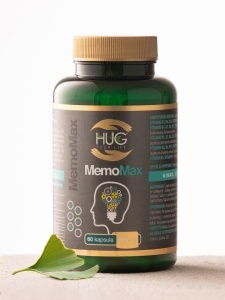 MemoMax, concentrare și memorie, 60 capsule, Hug your life