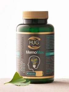 MemoMax, concentrare și memorie, 60 capsule, Hug your life