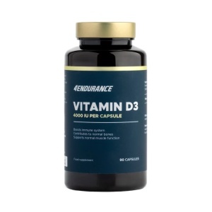 Vitamin D3 (4000 UI), supliment alimentar, 90 capsule, 4Endurance