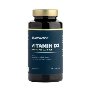 Vitamin D3 (4000 UI), supliment alimentar, 90 capsule, 4Endurance