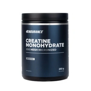 Creatină monohidrat micronizată, 250 g, fără gust, 4Endurance