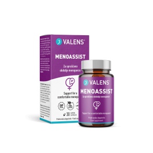MenoAssist - supliment pentru menopauză, 30 capsule, Valens