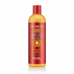 Șampon hidratant cu ulei de argan pentru strălucire, 355 ml, Creme Of Nature