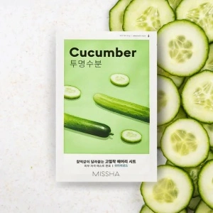 MISSHA - Airy Fit Sheet Mask – Cucumber, 19 g - Img 2