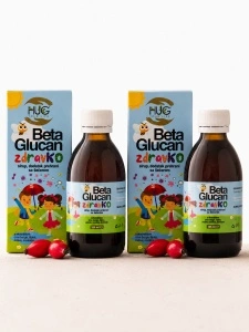 Sirop Beta Glucan, 2 x 125 ml, ZdravKO - pentru imunitate copii - Hug Your Life