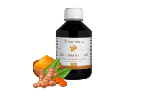 Kurkumax, supliment alimentar lichid cu curcuma, 200 ml, Sanabela