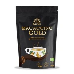 Macaccino Gold, amestec pentru băutură instant, 250 g, Iswari