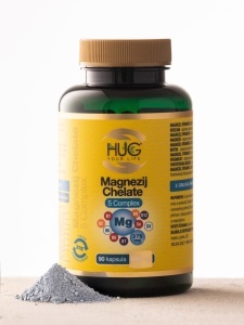 Magneziu Chelate 5 Complex, 90 capsule, Hug your life