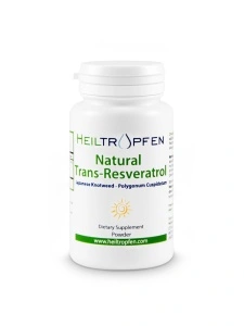 Trans-Resveratrol natural pulbere, 50g, Heiltropfen
