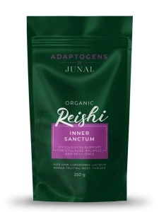ECO Reishi Inner Sanctum JUNAI - 100% pulbere organică de Reishi, 200 g, Junai