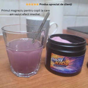 Magneziu pentru copii (7+), supliment alimentar, 150 g, Elite Kid - Img 3