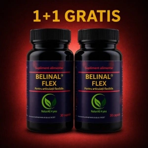 1+1 GRATIS Belinal Flex - pentru articulații și mobilitate, 30 capsule - Bunăstare din Natură