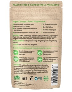 OMEGA 3 ULEI DIN ALGE, 30 capsule softgel, Together health - Img 2