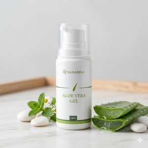 Aloe vera gel, 100 ml, Sanabela