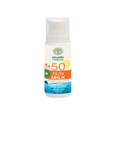 Sun Milk SPF 50 - Lapte de protecție solară 150 ml, Ekolife Natura