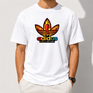 Tricou alb unisex ADCHILL