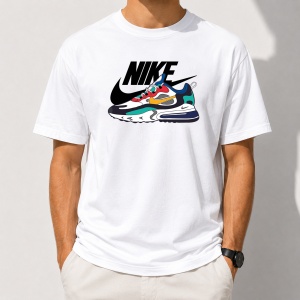 Tricou alb unisex NK1