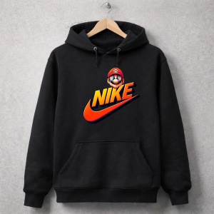 Hanorac negru unisex ''NKM''