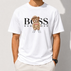 Tricou alb unisex BSS