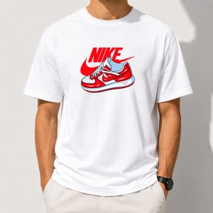 Tricou alb unisex NK18