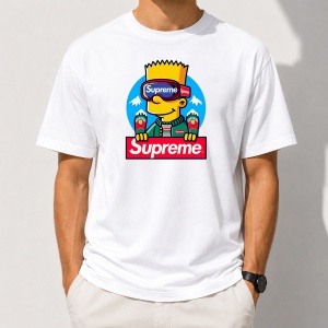 Tricou alb unisex SUP