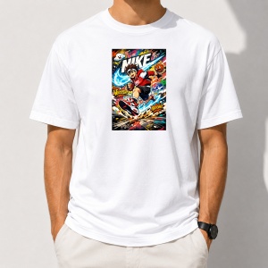 Tricou alb unisex NKSON