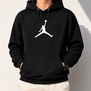 Hanorac negru unisex ''JMP''