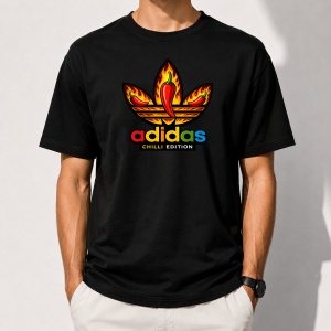 Tricou negru unisex ADCHILL