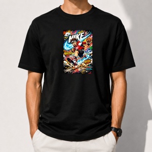 Tricou negru unisex NKSON