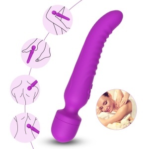 Aparat de Masaj Magic Wand cu Funcție de Încălzire Armony Mission – Mov, 18 Vibrații, Impermeabil, USB