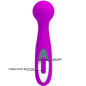 Aparat de Masaj și Vibrator Reîncărcabil Pretty Love Wade – 12 Funcții din Silicon Premium - Img 3