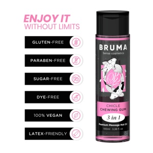 BRUMA – Ulei de Masaj Premium 3 în 1 cu Efect de Încălzire, 100 ml - Img 2