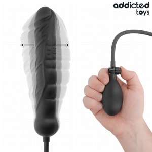 Dildo Gonflabil XL din Silicon Medical Addicted Toys – Model 3 cu Dimensiune și Grosime Reglabilă - Img 5