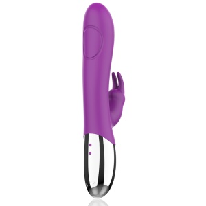 Fun Function - Vibrator Iepuraș Combi Double Tapping cu dublă stimulare, cadou lubrifiant - Img 3
