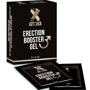 Gel pentru Erecție XPower în Pliculețe 6 x 4 ml – Stimulent Rapid cu Ardei Iute și Semințe de Floarea-Soarelui, Comestibil